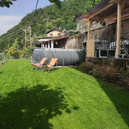 Ferienhaus The Magnolia House Garden Relax Lezzeno